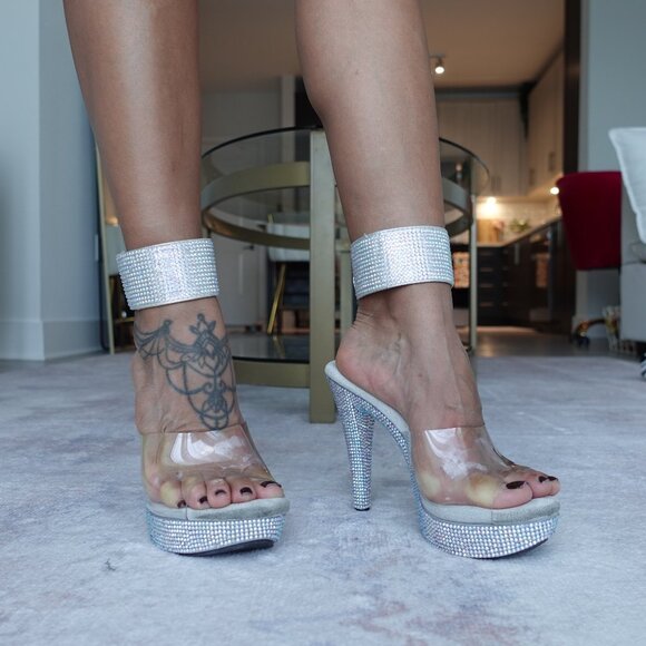 Dancer/Competition Sandal Heel Shoes - Picture 5 of 11